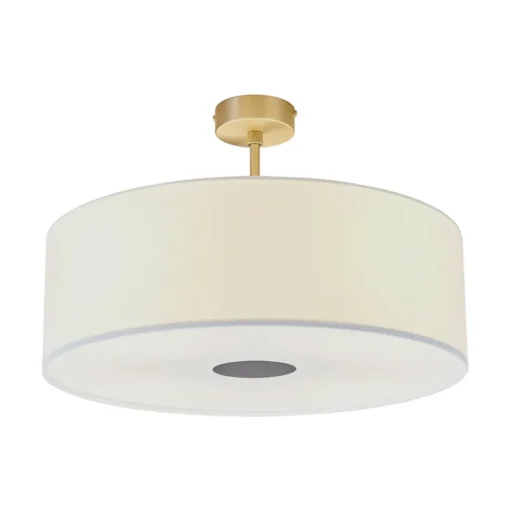 Quitani plafondlamp Gala, Ø 50 cm, chintz wit