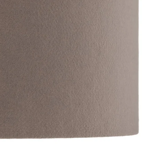Quitani vloerlamp Arim, beuken, grijs vilt, driepoot