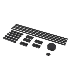 Railsysteem 48V Lumaro, 10 LED-strips, zwart, CCT