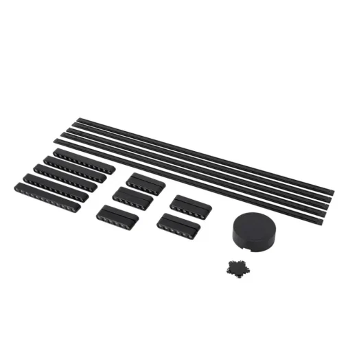 Railsysteem 48V Lumaro, 10 LED-strips, zwart, CCT