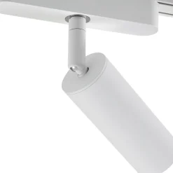 Railsystem 48 V Lumaro, spots, 7-lamps, wit, Ø4cm, dimbaar