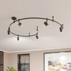 Railsystem Delila, zwart, flexibel gebruik