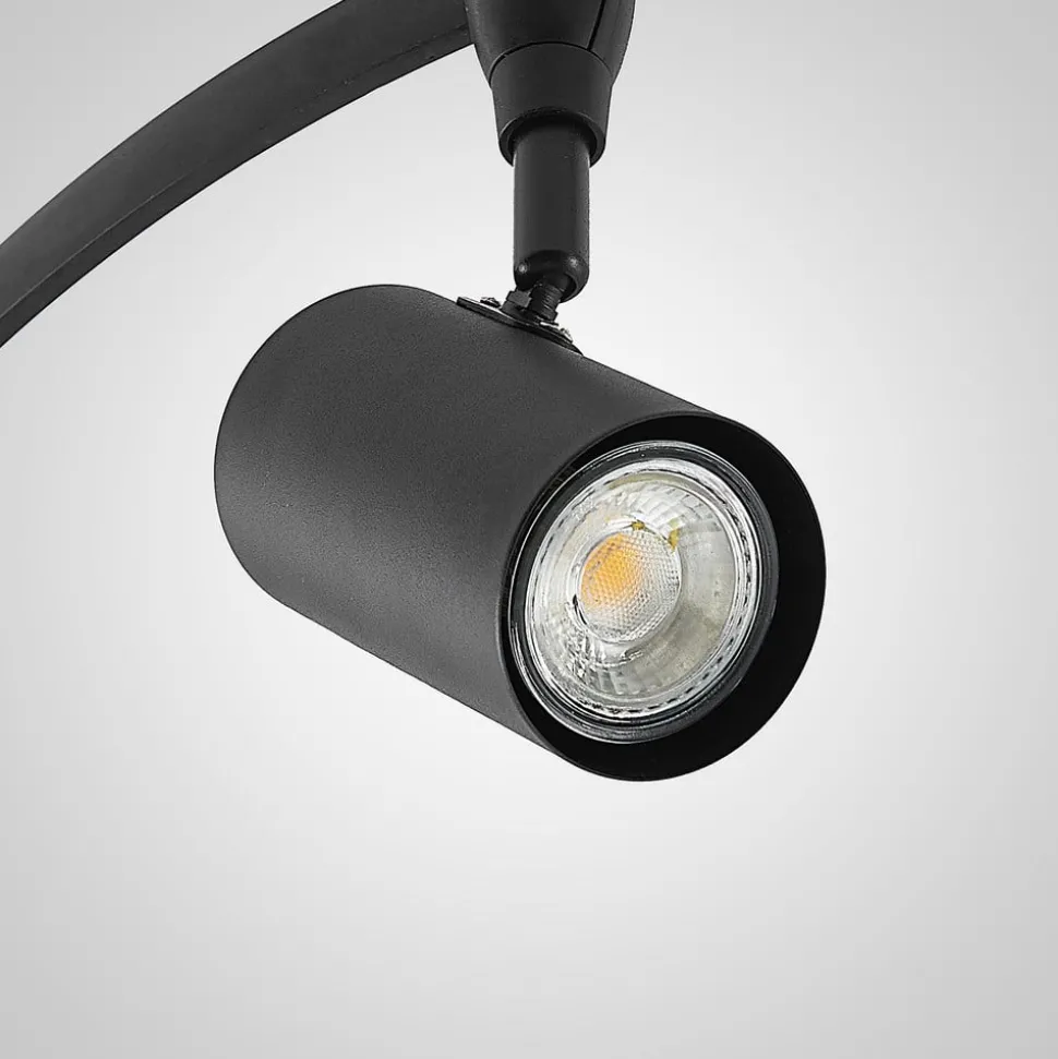 Railsystem Delila, zwart, flexibel gebruik