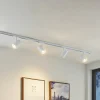 Railsystem Linaro, GU10, 4-lamps, wit, Ø 6 cm