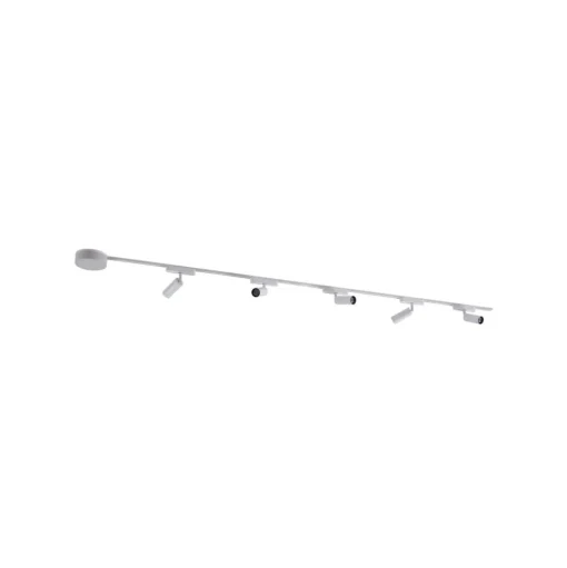 Railsystem 48V Lumaro, spots, 5-lamps, wit, Ø 4cm, CCT
