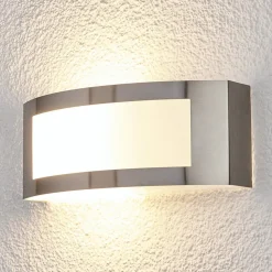 Raja - buitenwandlamp van roestvrij staal