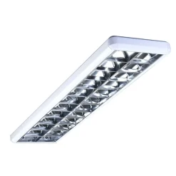 Raster-opbouwlamp 432, wit, lengte 124,5 cm