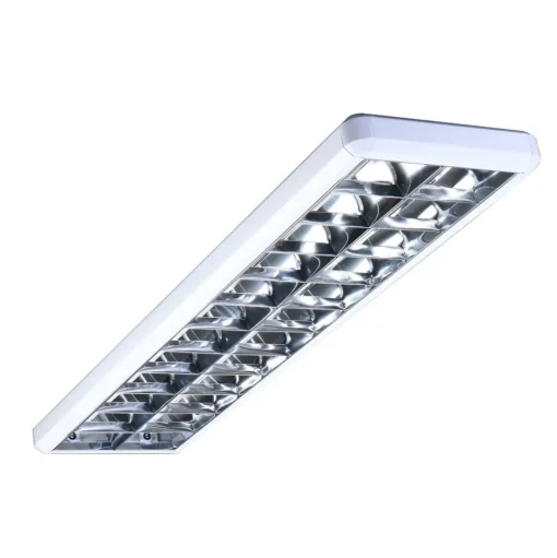 Raster-opbouwlamp 432, wit, lengte 124,5 cm