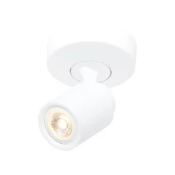 Razza plafondspot, wit, Ø 13 cm, metaal