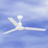 Rechte witte plafondventilator ECO INDUS