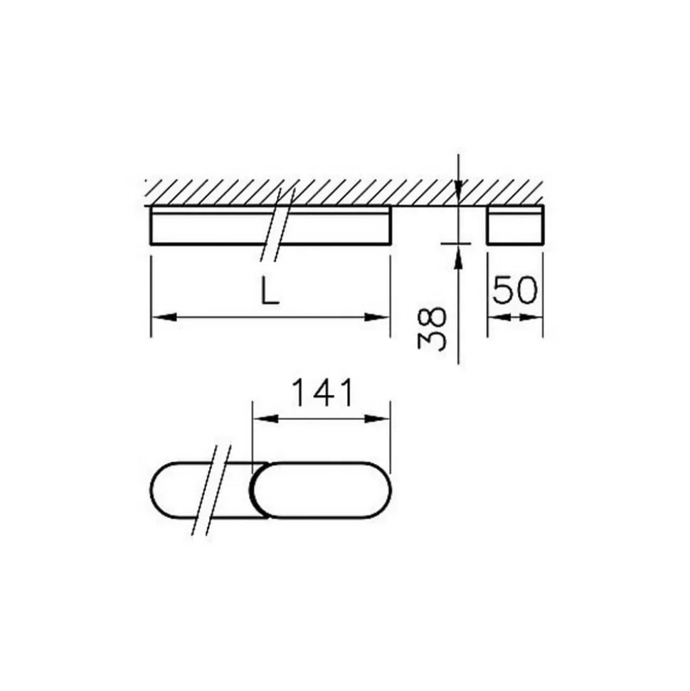 Regent Wiggle lichtband DALI 300cm 96W 3.000K