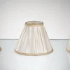 Reservekap voor tafellampen in plissé 23 cm