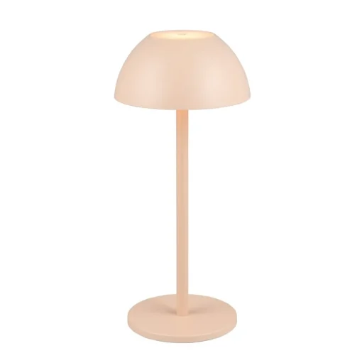 Ricardo LED tafellamp, zand, hoogte 30 cm, kunststof