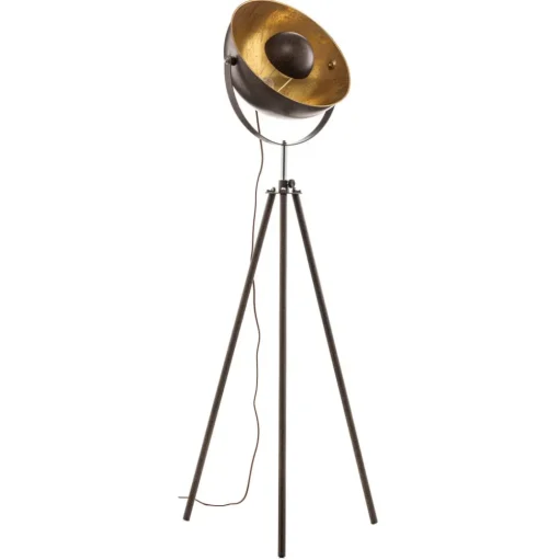 Roestkleurige driebenige vloerlamp Xirena I