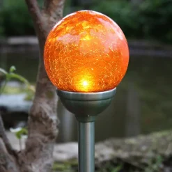 Roma - Grondspies met amberkleurige led