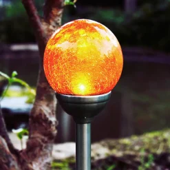 Roma - Grondspies met amberkleurige led