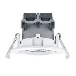 Ronde LED inbouwspot Pamir in mat wit