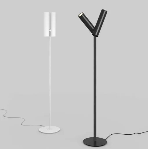 Rotaliana Tobu F1 vloerlamp, 3000K, 90°, wit