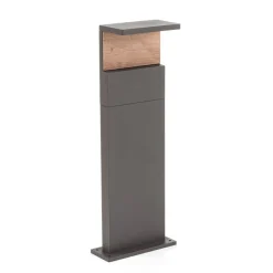 Ruka LED tuinpadverlichting met houten element, 60 cm