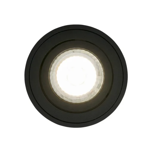 Sabonis Oppervlakte downlight, GU10, aluminium, zwart