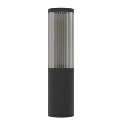 Salle buitenwandlamp, hoogte 31 cm, zwart, aluminium