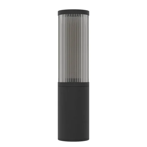 Salle buitenwandlamp, hoogte 31 cm, zwart, aluminium