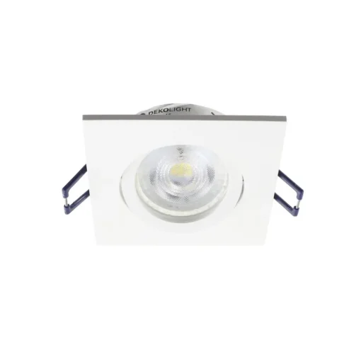 Samsola plafond inbouwlamp, wit, 9 x 9 cm, metaal