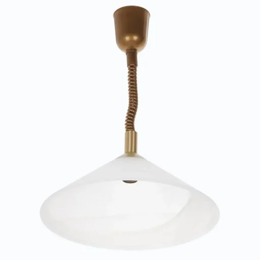 Saturn instelbare hanglamp in messinglook