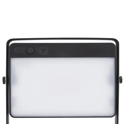 Saulio LED tafellamp op zonne-energie, zwart, IP44, aluminium, USB,