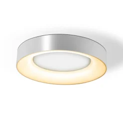 Sauro LED plafondlamp, Ø 40 cm, zilver