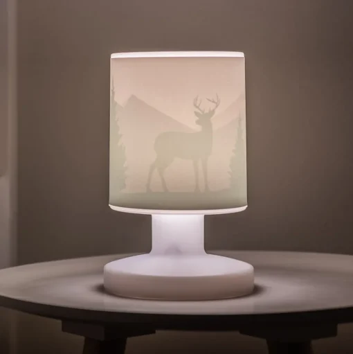 Scandi Wald LED oplaadbare tafellamp, groen, 21 cm, kunststof