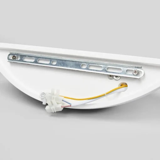 Schaalvormige gipsen wandlamp Guilia
