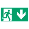 Schild nooduitgang type A voor E-Lux standaard