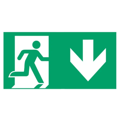 Schild nooduitgang type A voor E-Lux standaard