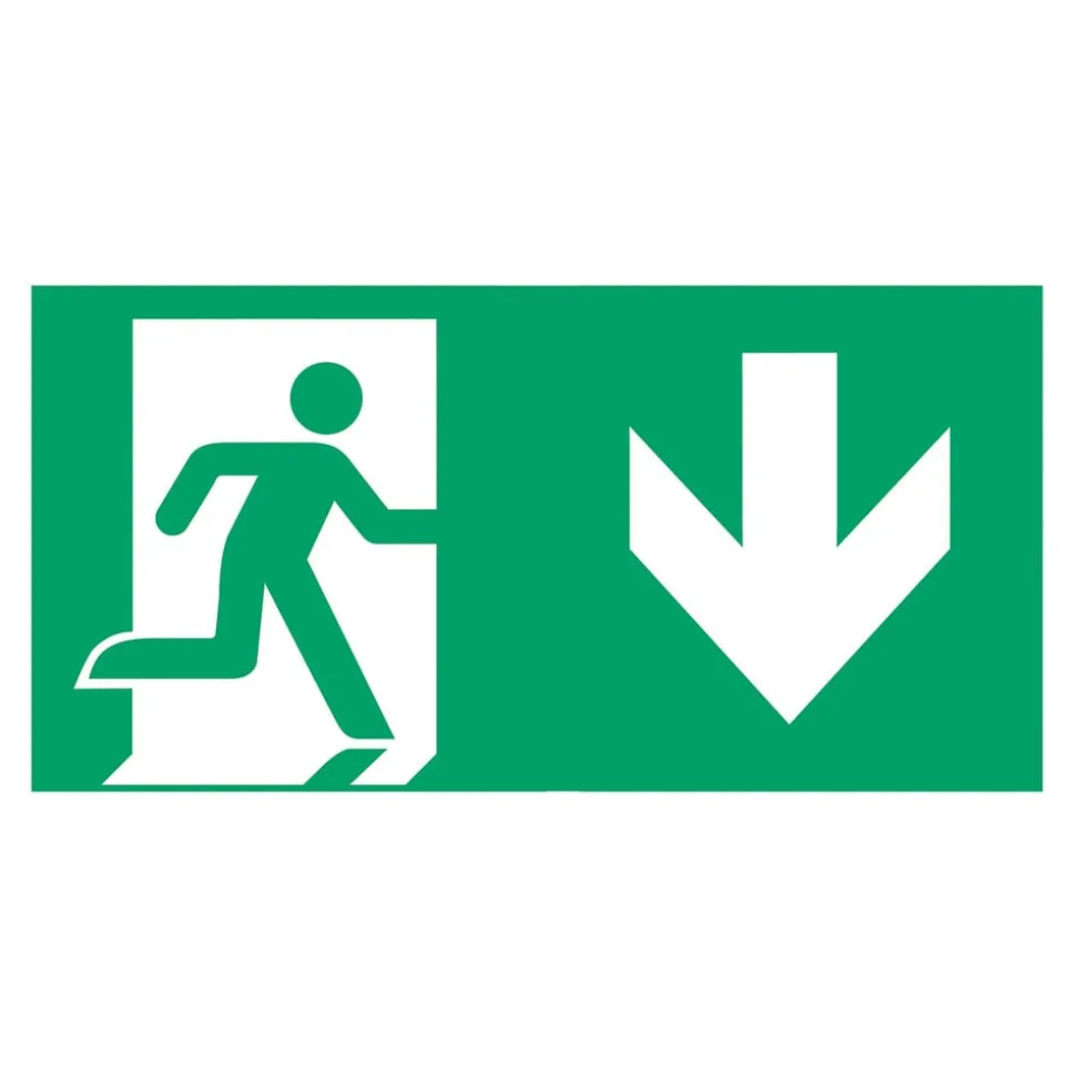 Schild nooduitgang type A voor E-Lux standaard