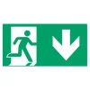 Schild nooduitgang type A voor C-Lux standaard