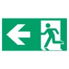 Schild vluchtroute type C voor L-LUX standaard Eco