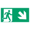 Schild vluchtroute type E voor E-Lux standaard