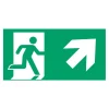 Schild vluchtroute type G voor L-LUX standaard Eco