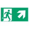 Schild vluchtroute type G voor E-Lux standaard