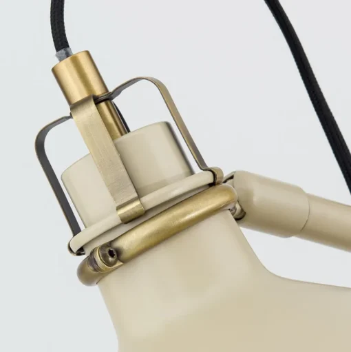Schiller vloerlamp, kaki, metaal, 153 cm hoog, verstelbaar