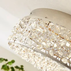 Schitterende LED plafondlamp Felias, ronde vorm