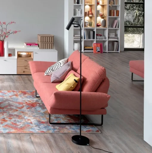 Schöner Wohnen Stina LED vloerlamp zwart