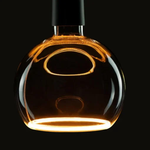 SEGULA floating bol G150 E27 6W grijs glas open
