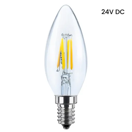 Segula kaarslamp 24V DC E14 3W 927 Gloeidraad dimbaar