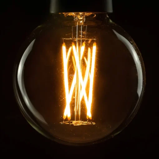 SEGULA LED bol E27 5W G95 2.200K dimbaar helder