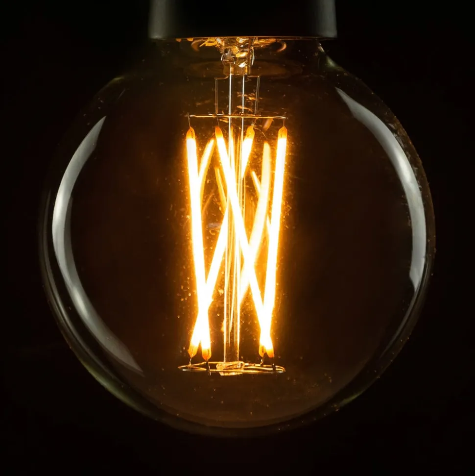 SEGULA LED bol E27 5W G95 2.200K dimbaar helder