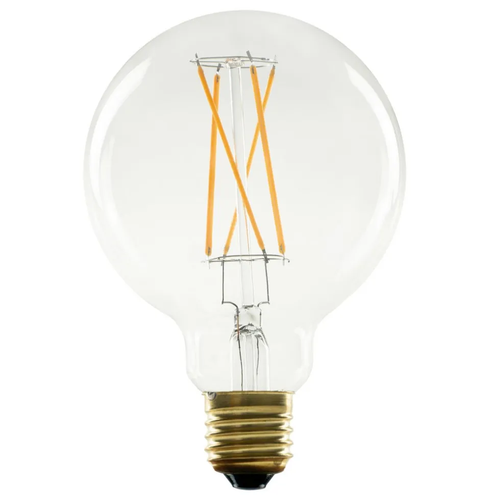 SEGULA LED bol E27 5W G95 2.200K dimbaar helder