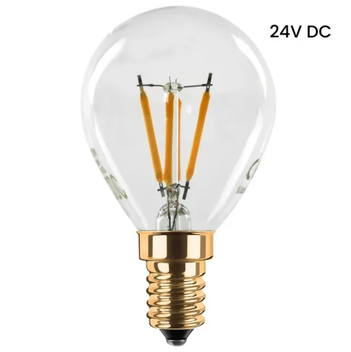 Segula LED druppellamp 24V DC E14 3W Filament 922