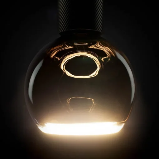 Segula LED globe lamp Zwevend, E27 zwart G125 4 W 922 dimbaar